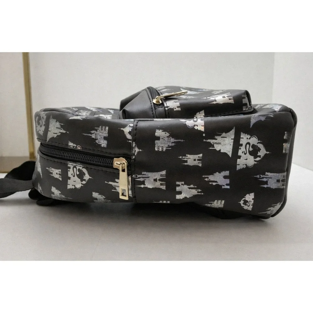 DISNEY (BIOWORLD) 100‎ Mini Backpack Holographic Castle Print